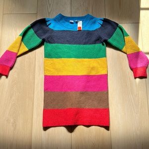 Girls gap dress rainbow knot never worn